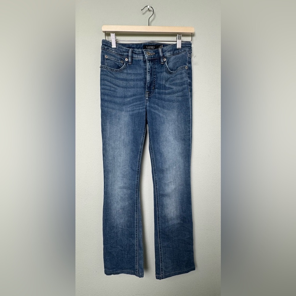 Lauren Ralph Lauren Women's High-Rise Blue Jeans